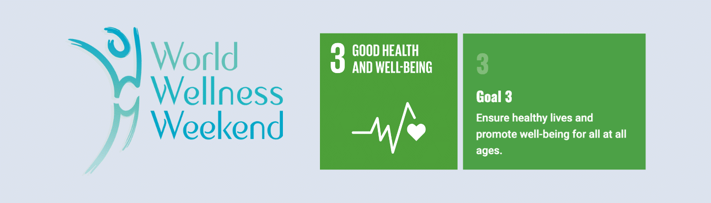 WWW logo besides the UN's 3rd sustainable development goal - Good Health & Well-being